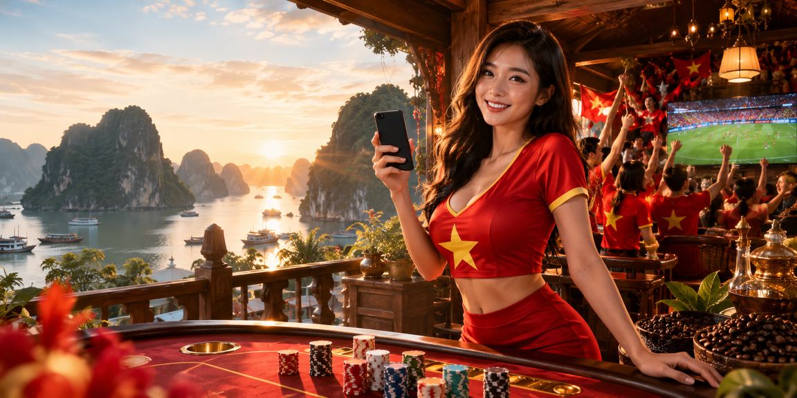 Cổ động viên bóng đá tại Vịnh Hạ Long cùng dự đoán cược trực tiếp